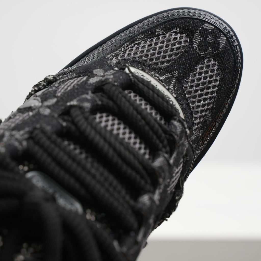 Louis Vuitton Black Skate Trainer Swarovski Monogram
