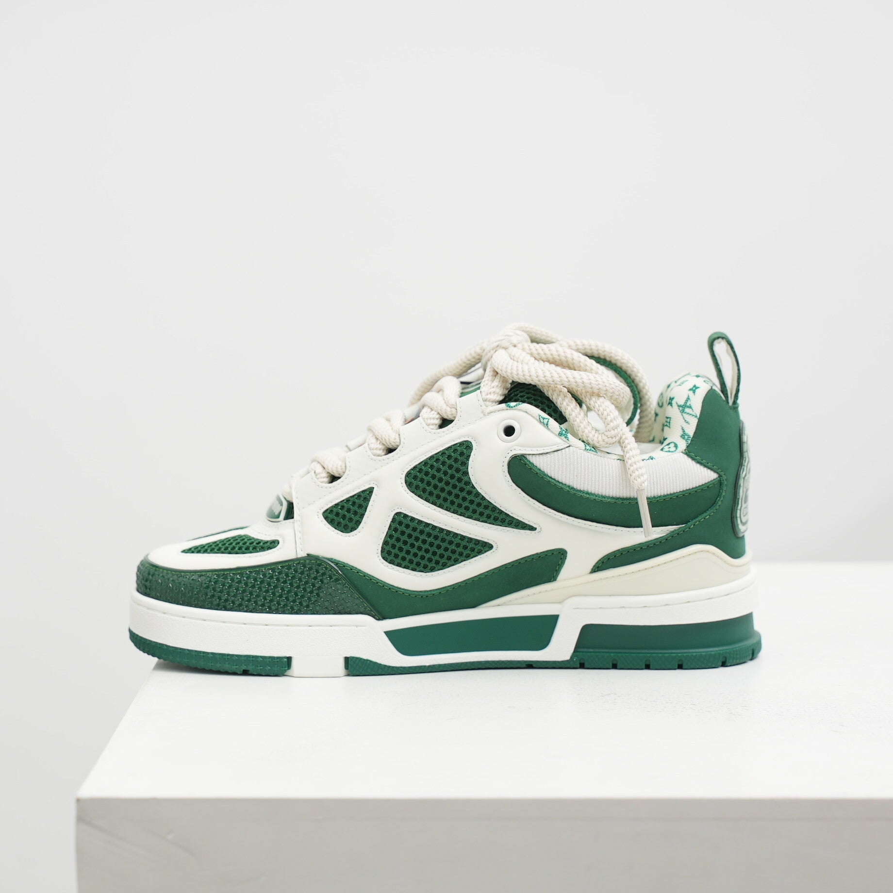Louis Vuitton LV Skate Green White Sneakers
