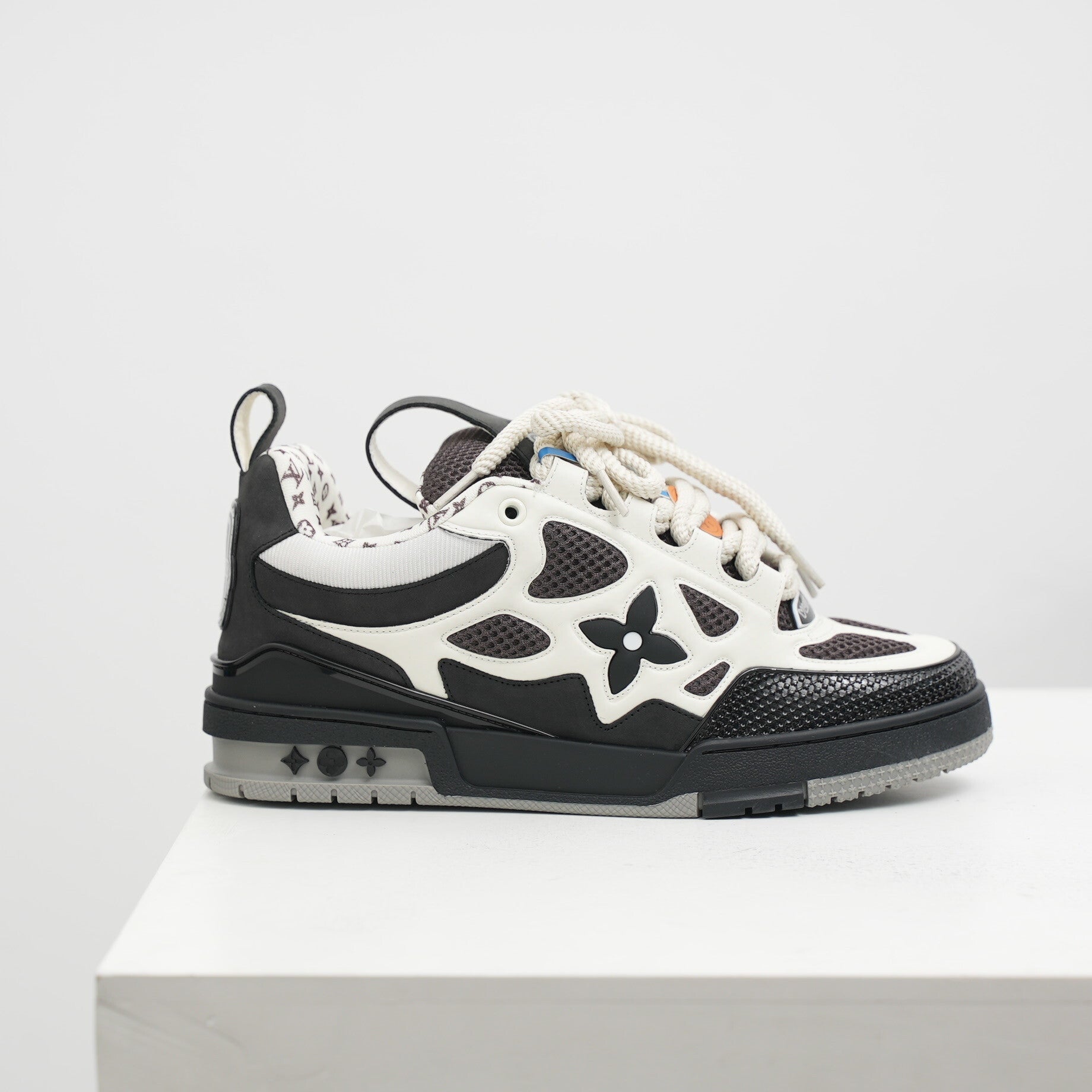 Louis Vuitton LV Skate Shoes Grey White