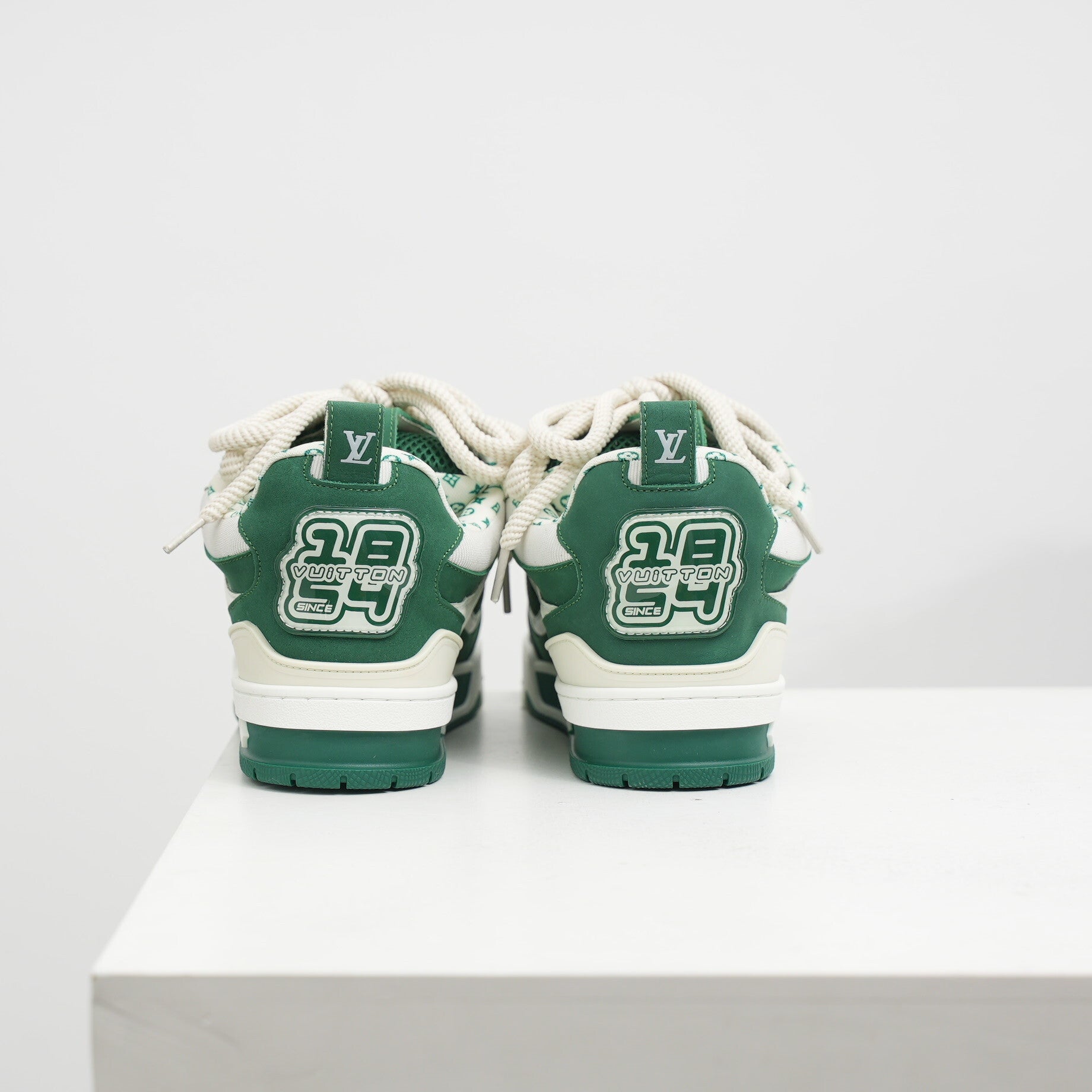 Louis Vuitton LV Skate Green White Sneakers