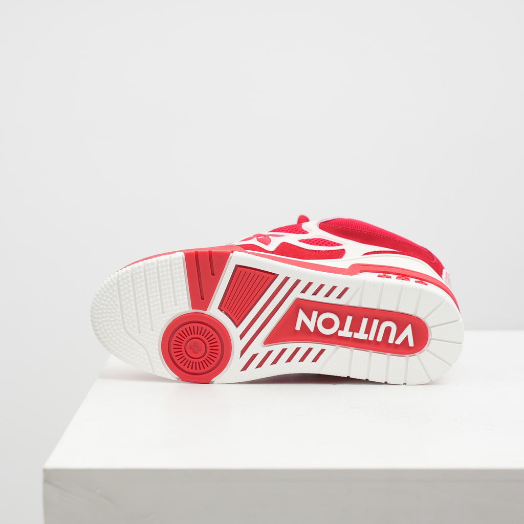 Louis Vuitton LV Skate Red White Sneakers
