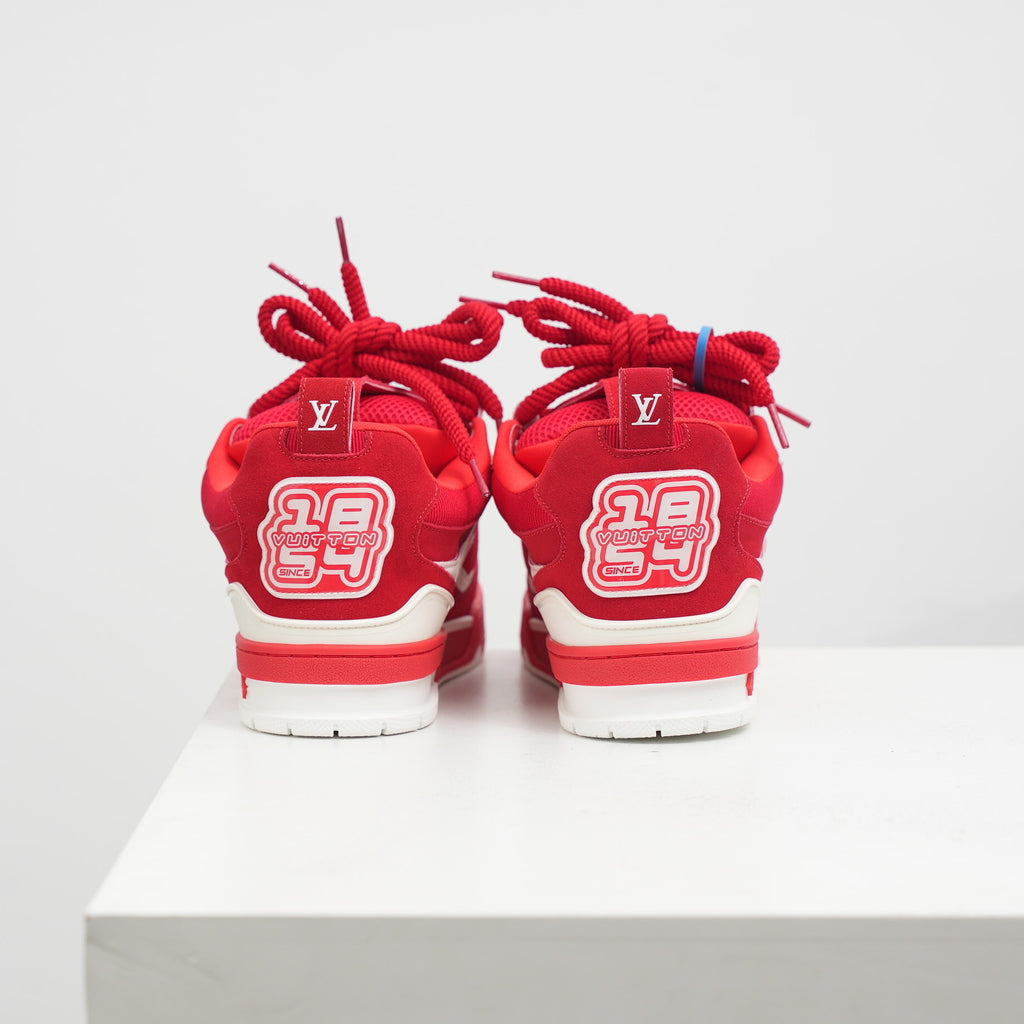 Louis Vuitton LV Skate Red White Sneakers