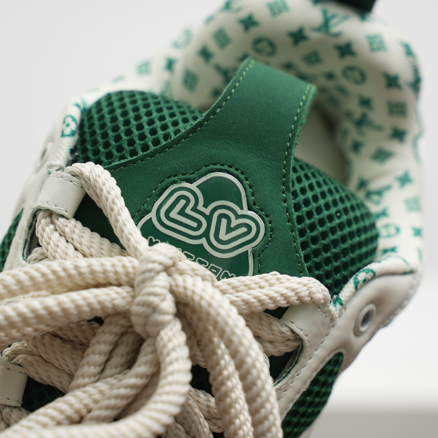 Louis Vuitton LV Skate Green White Sneakers